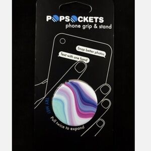 Pop sockets phone grip & stand new in sealed package metamorphic purple